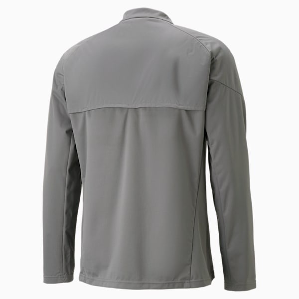 teamCUP Football Training Rain Top Men, Flat Medium Gray, large-ZAF