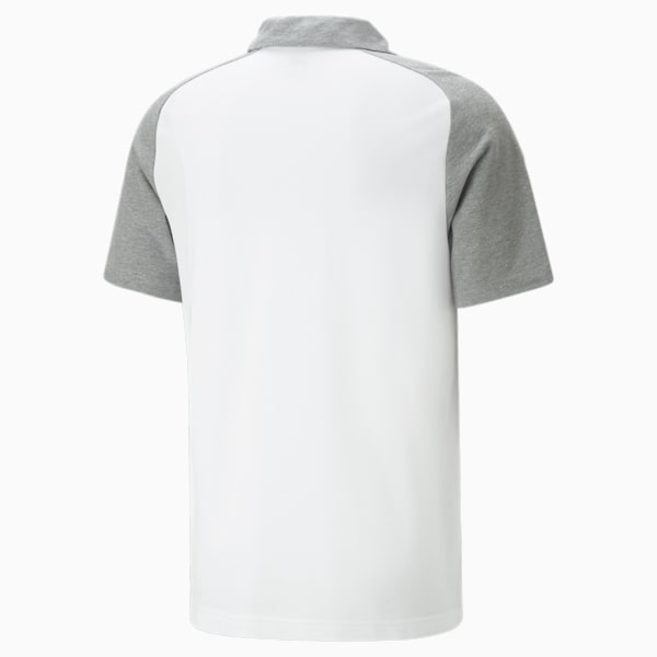 teamCUP Casuals Football Polo Shirt Men, PUMA White, large-ZAF