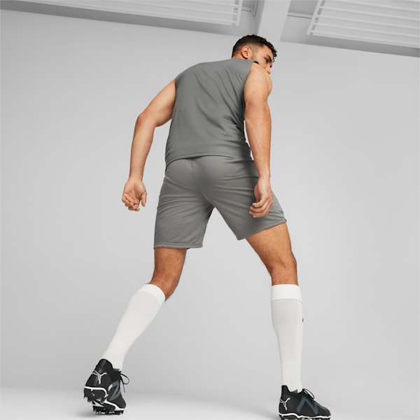 teamCUP Football Training Shorts Men, Flat Medium Gray, large-ZAF
