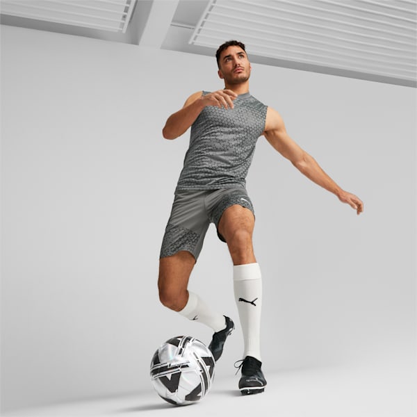 teamCUP Football Training Shorts Men, Flat Medium Gray, large-ZAF