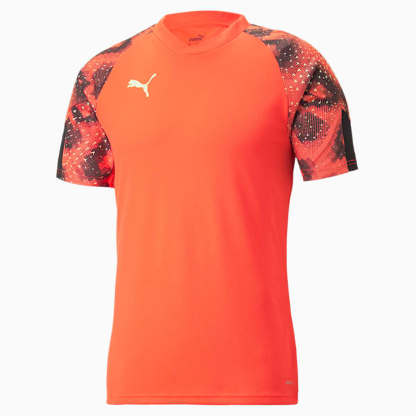individualFINAL Football WC Jersey Men, Fiery Coral-Puma Black, large-ZAF
