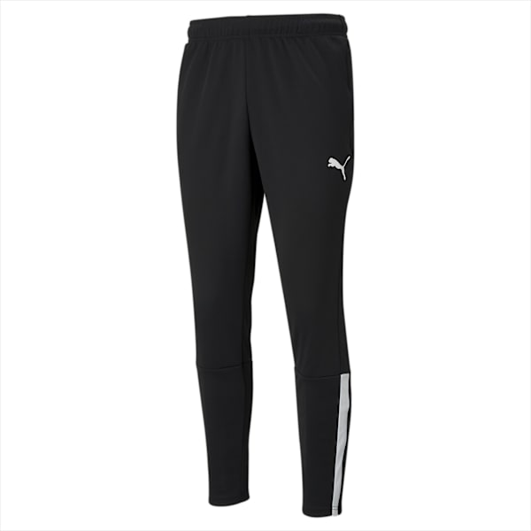 Pantalones para fútbol teamLIGA para hombre, Puma Black-Puma White, large-ARG