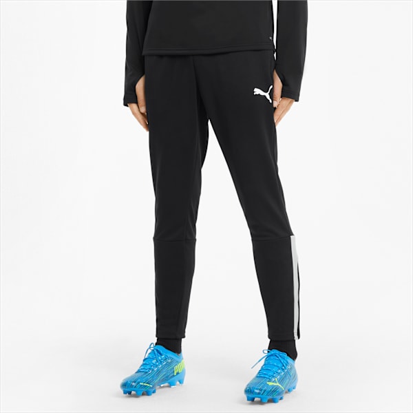 Pantalones para fútbol teamLIGA para hombre, Puma Black-Puma White, large-ARG