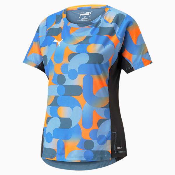 Camiseta de fútbol individualBLAZE para mujer, Deep Dive-Ultra Orange, large-ARG