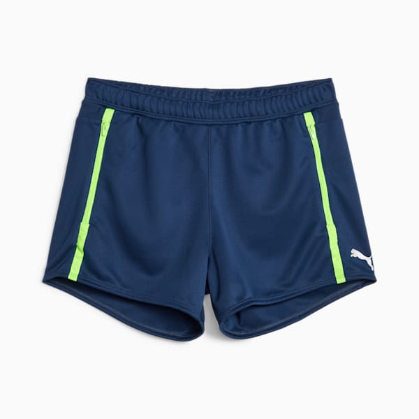 individualBLAZE Women's Football Shorts, Persian Blue-Pro Green, large-ZAF