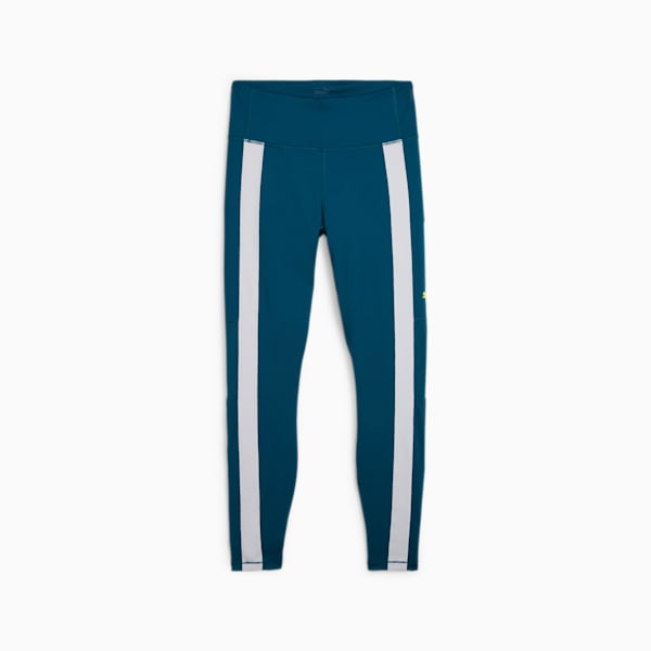 individualBLAZE Football Tights Women, Ocean Tropic-Electric Lime, large-ZAF