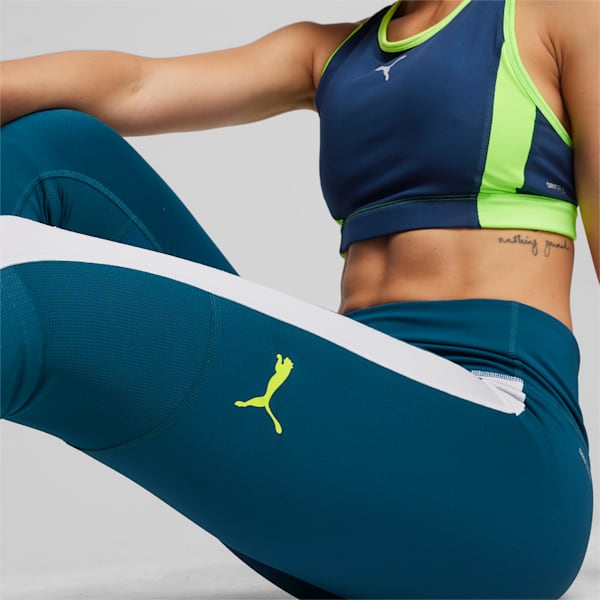 individualBLAZE Football Tights Women, Ocean Tropic-Electric Lime, large-ZAF