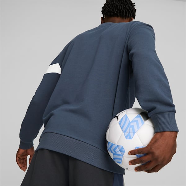 KING Top Football Crewneck Sweatshirt Men, Dark Night, large-ZAF
