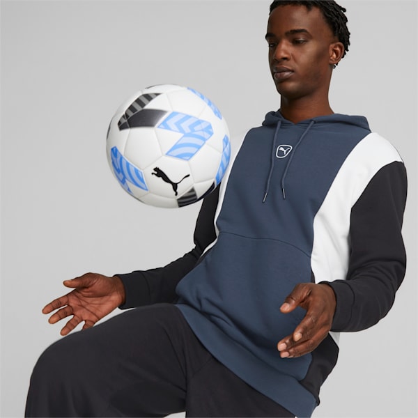 KING Top Football Hoodie Men, PUMA Black-Dark Night-PUMA White, large-ZAF