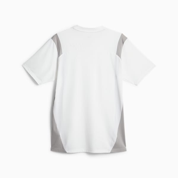 Camiseta de fútbol King Pro, PUMA White-Concrete Gray, large-ARG