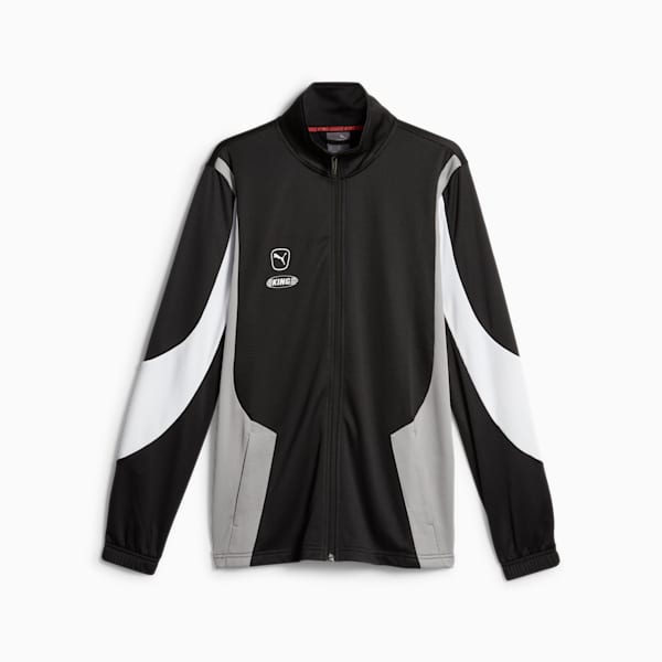 Campera de Fútbol KING Pro, PUMA Black-Concrete Gray, large-ARG