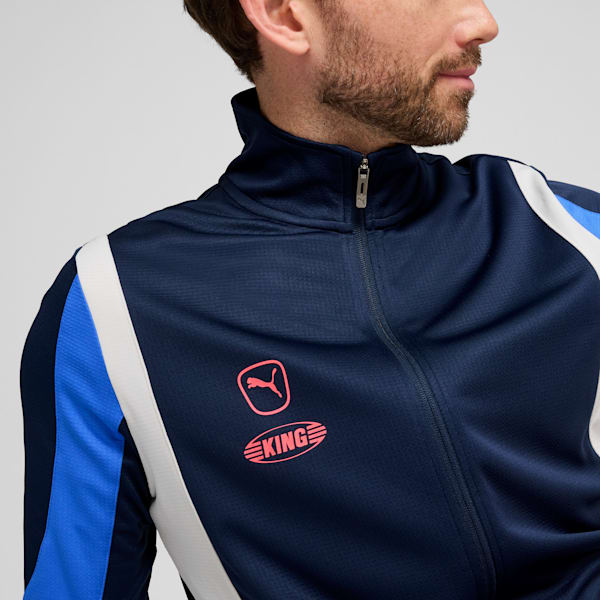 KING Pro Men's Football Jacket, Club Navy-Bluemazing, large-ZAF