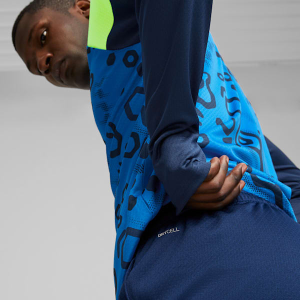 individualCUP Football Training Pants, Persian Blue-Pro Green, large-ZAF