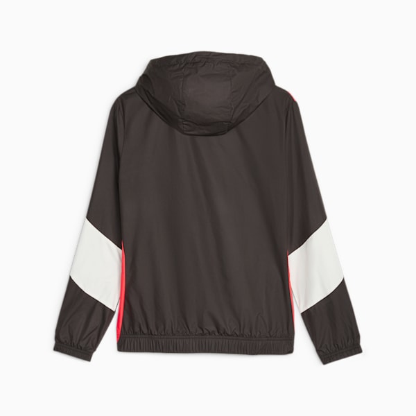 PUMA Queen Women's Football Jacket, PUMA Black-Fire Orchid-Warm White, large-ZAF