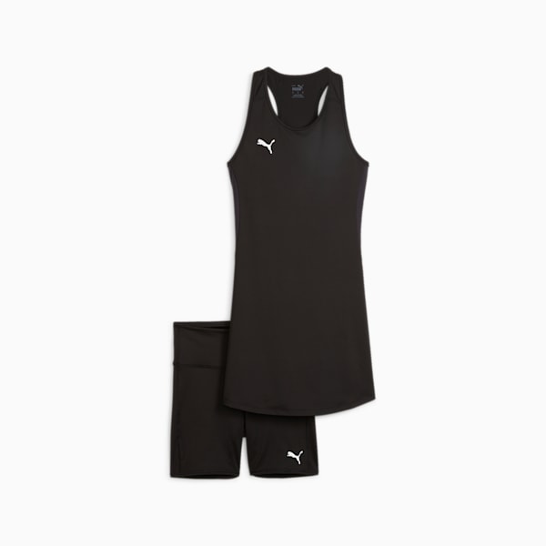 Vestido para mujer teamGOAL, PUMA Black-PUMA White, large-MEX