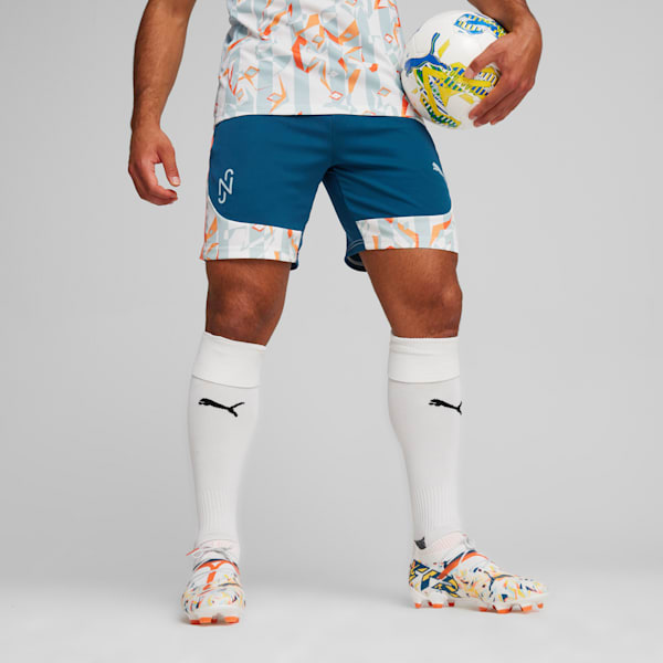 Shorts de fútbol PUMA x NEYMAR JR Creativity, Ocean Tropic-Hot Heat, large-ARG
