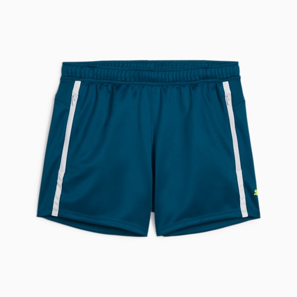 individualBLAZE Women's Football Shorts, Ocean Tropic-Electric Lime, large-ZAF