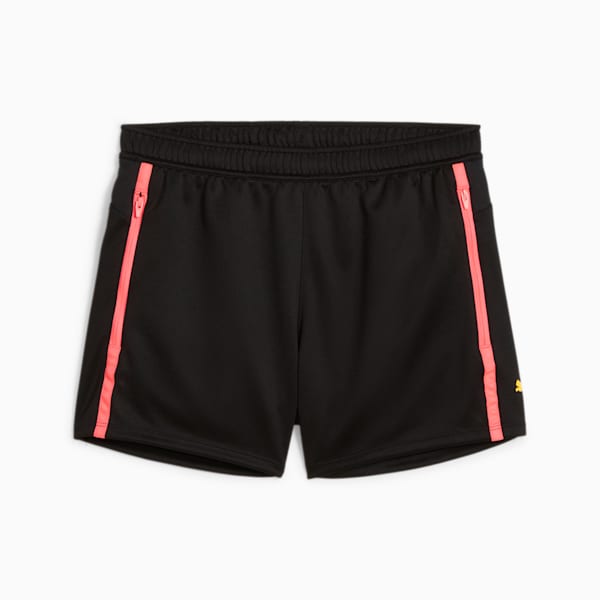 individualBLAZE Women's Football Shorts, PUMA Black-Passionfruit, large-ZAF