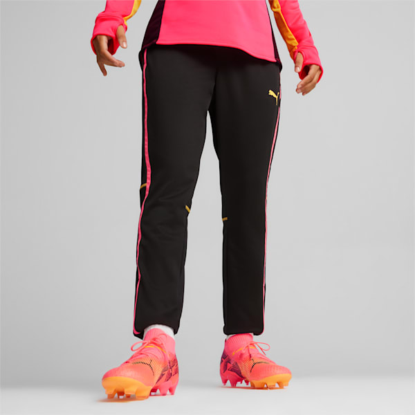 individualBLAZE Women's Football Training Pants, PUMA Black-Passionfruit, large-ZAF