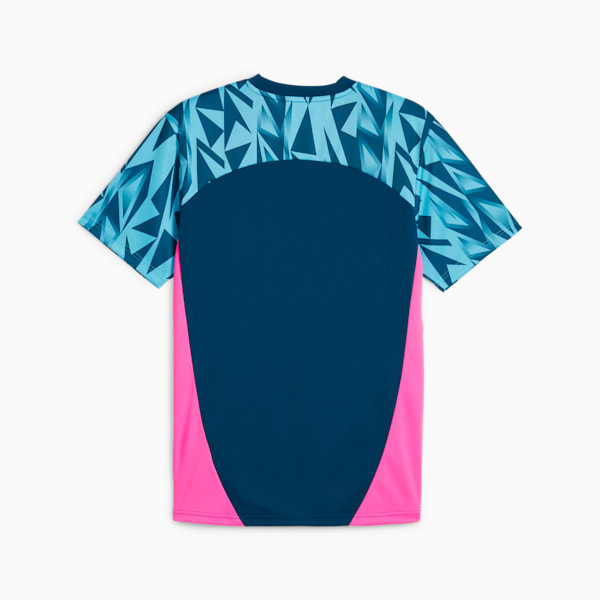 Camiseta de fútbol para hombre individualFINAL, Ocean Tropic-Bright Aqua, large-ARG