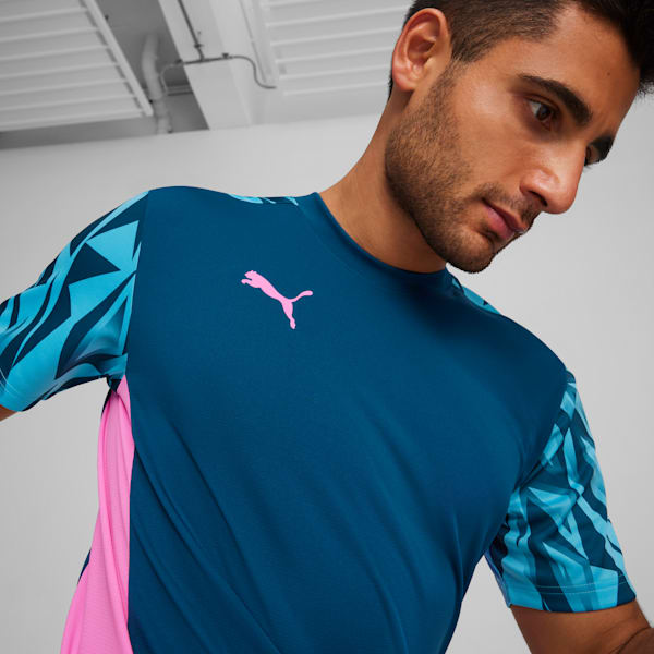 Camiseta de fútbol para hombre individualFINAL, Ocean Tropic-Bright Aqua, large-ARG