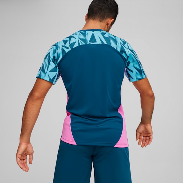 Camiseta de fútbol para hombre individualFINAL, Ocean Tropic-Bright Aqua, large-ARG