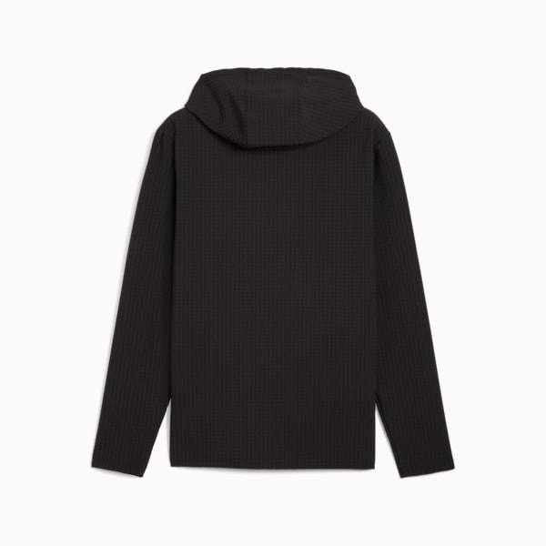 Campera de fútbol teamADDITIONS Softshell+ para hombre, PUMA Black-PUMA Silver, large-ARG