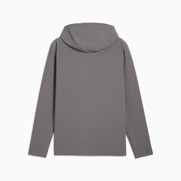 Campera de fútbol teamADDITIONS Softshell+ para hombre, Flat Medium Gray-PUMA Silver, large-ARG
