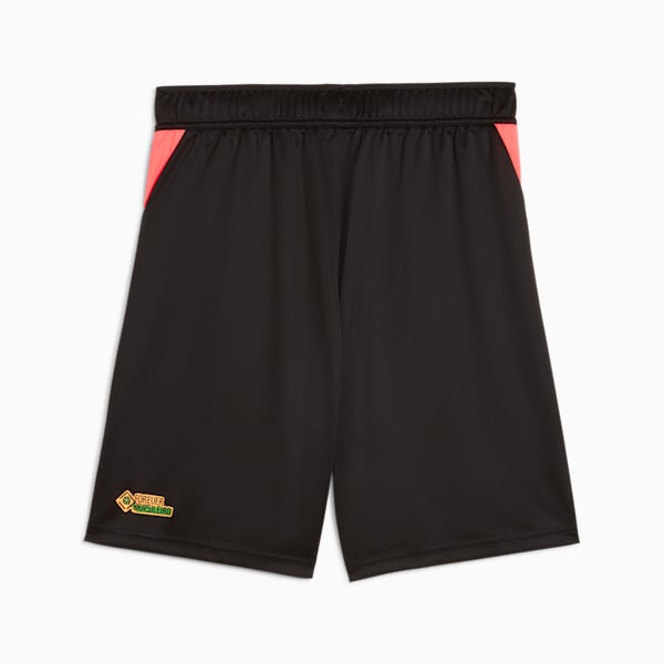 Shorts de fútbol Neymar Jr para hombre, PUMA Black-Sunset Glow, large-ARG
