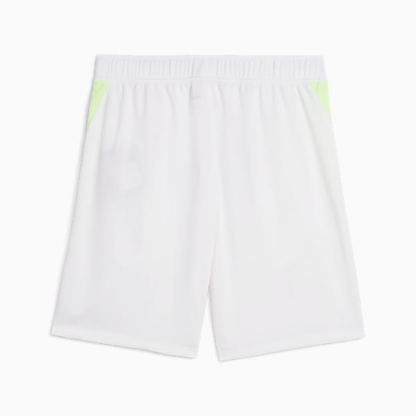 Individual Padel Men's Shorts, PUMA White-Fizzy Apple, large-MEX
