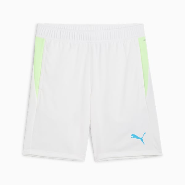 Individual Padel Men's Shorts, PUMA White-Fizzy Apple, large-MEX