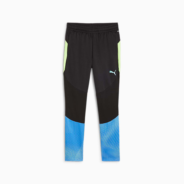 Pants training adolescentes PUMA, PUMA Black-Fizzy Apple, large-MEX