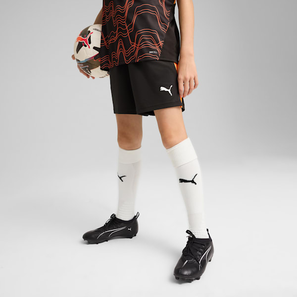 Shorts de entrenamiento juvenil individualFINAL, PUMA Black-Heat Fire, large-MEX