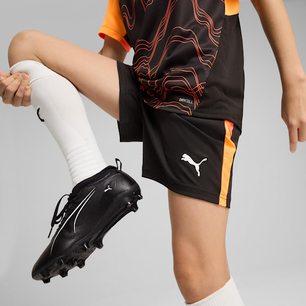 Shorts de entrenamiento juvenil individualFINAL, PUMA Black-Heat Fire, large-MEX