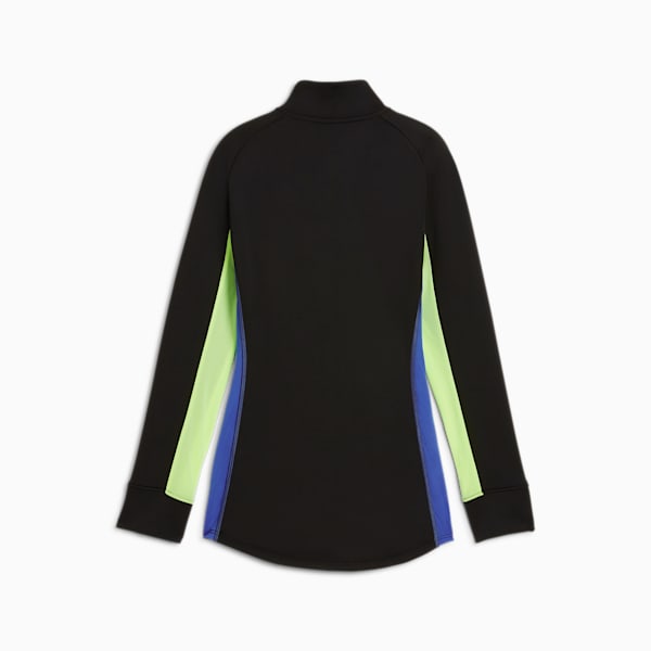 individualBLAZE Quarter-Zip Top Women, PUMA Black-Fizzy Apple, large-ZAF