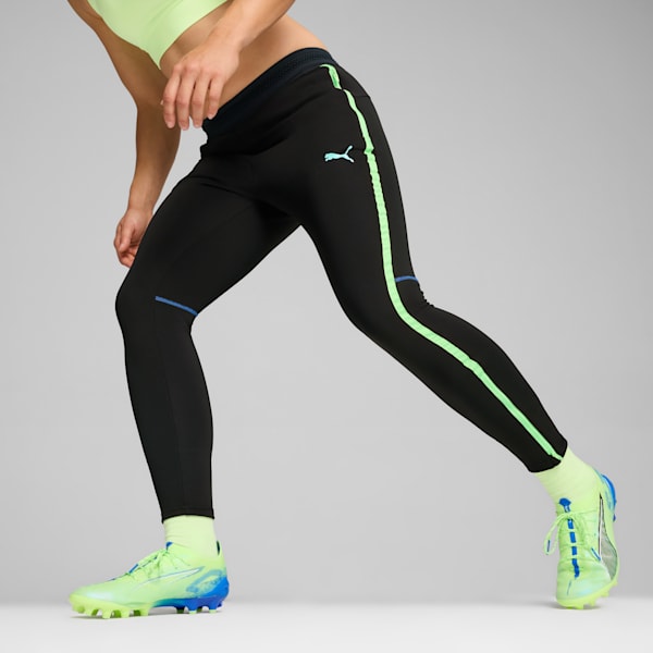 Pants de entrenamiento para mujer individualBLAZE, PUMA Black-Fizzy Apple, large-MEX
