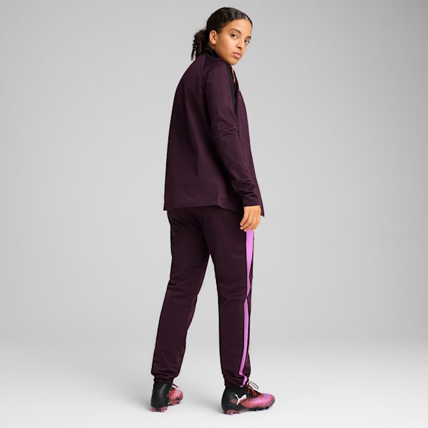 Conjunto de fútbol individualBLAZE para mujer, Midnight Plum-Glowing Red, large-MEX