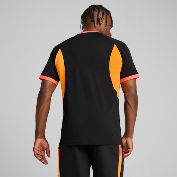 Playera de fútbol individualLIGA para hombre, PUMA Black-Glowing Red, large-MEX