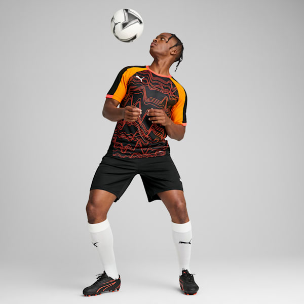 Playera de fútbol individualLIGA para hombre, PUMA Black-Glowing Red, large-MEX