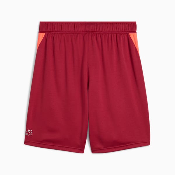 INDIVIDUAL Padel Training Shorts Men, Dark Crimson-PUMA White-Glowing Red, large-ZAF