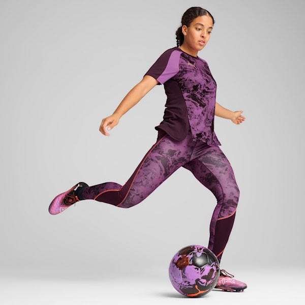 Leggings IndividualBLAZE Strong Fútbol mujer, Midnight Plum, large-MEX