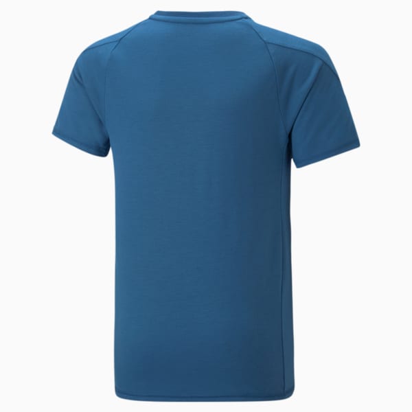 Evostripe Tee Youth, Lake Blue, large-ZAF