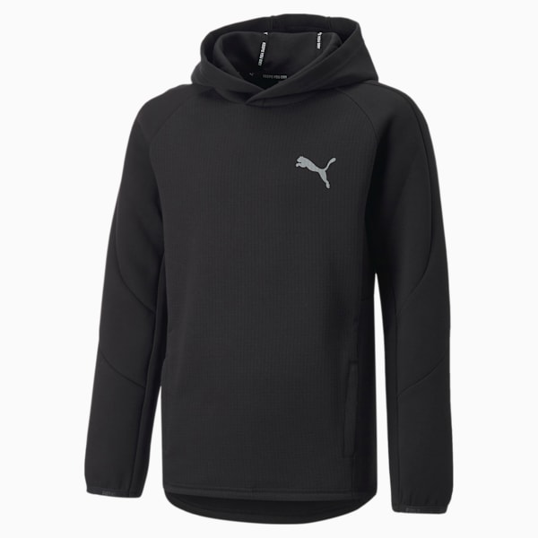 Evostripe Hoodie Youth, Puma Black, large-ZAF