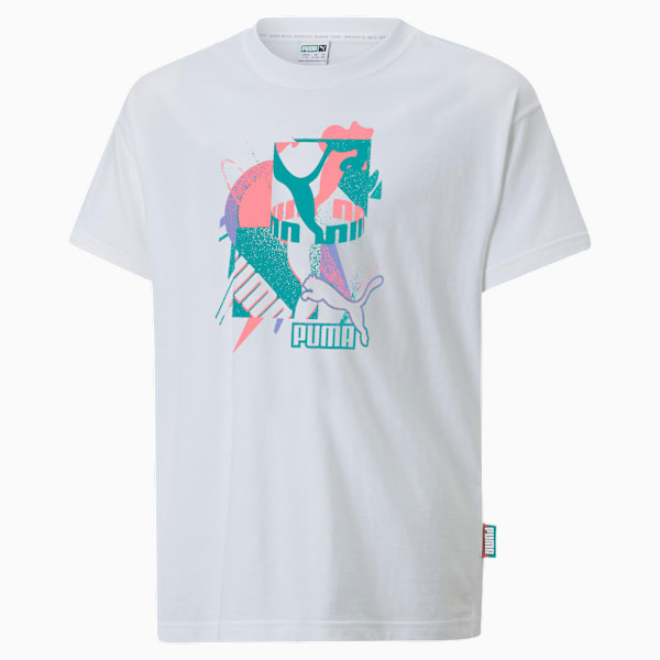 Remera Adolescente Fandom, Puma White, large-ARG