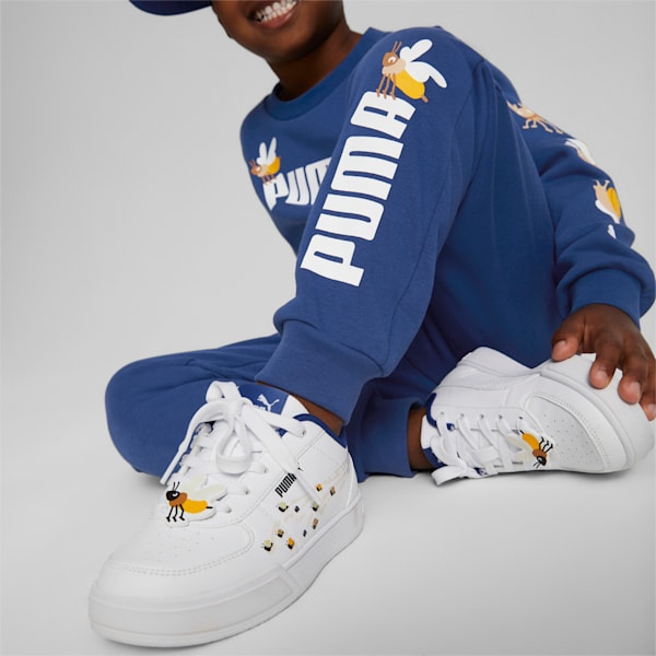 Small World Sweatpants Kids, Blazing Blue, large-ZAF