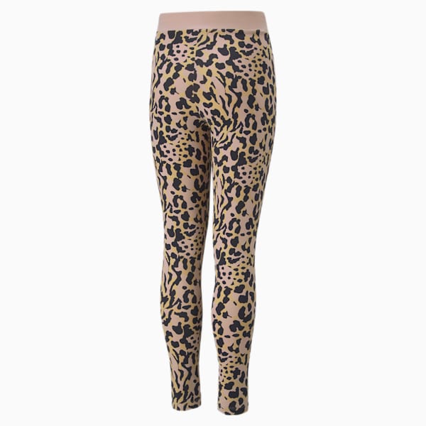 Alpha Printed Leggings Youth, Rose Quartz, large-ZAF
