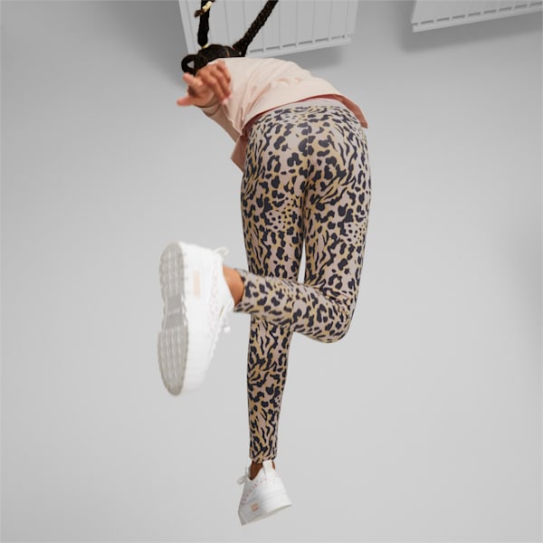 Alpha Printed Leggings Youth, Rose Quartz, large-ZAF