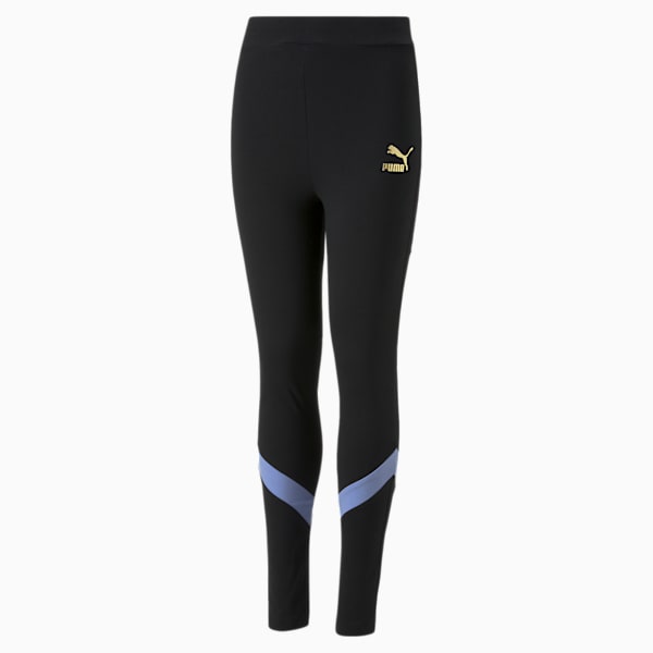 Classics '90s Prep Leggings Youth, Puma Black, large-ZAF