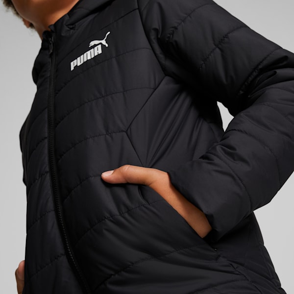 Campera juvenil acolchada Essentials, Puma Black, large-ARG
