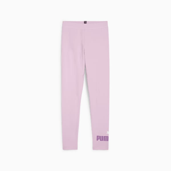 Essentials Logo Leggings Youth, Grape Mist, large-ZAF